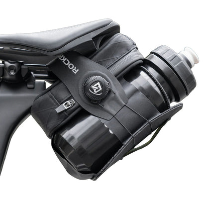 Rockbros P010 0.2L Bike Saddle Bag with 0.6L Bottle Holder - Black_3