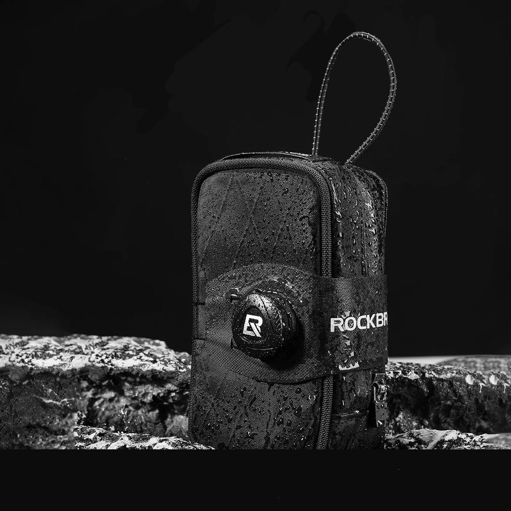 Rockbros P010 0.2L Bike Saddle Bag with 0.6L Bottle Holder - Black_5