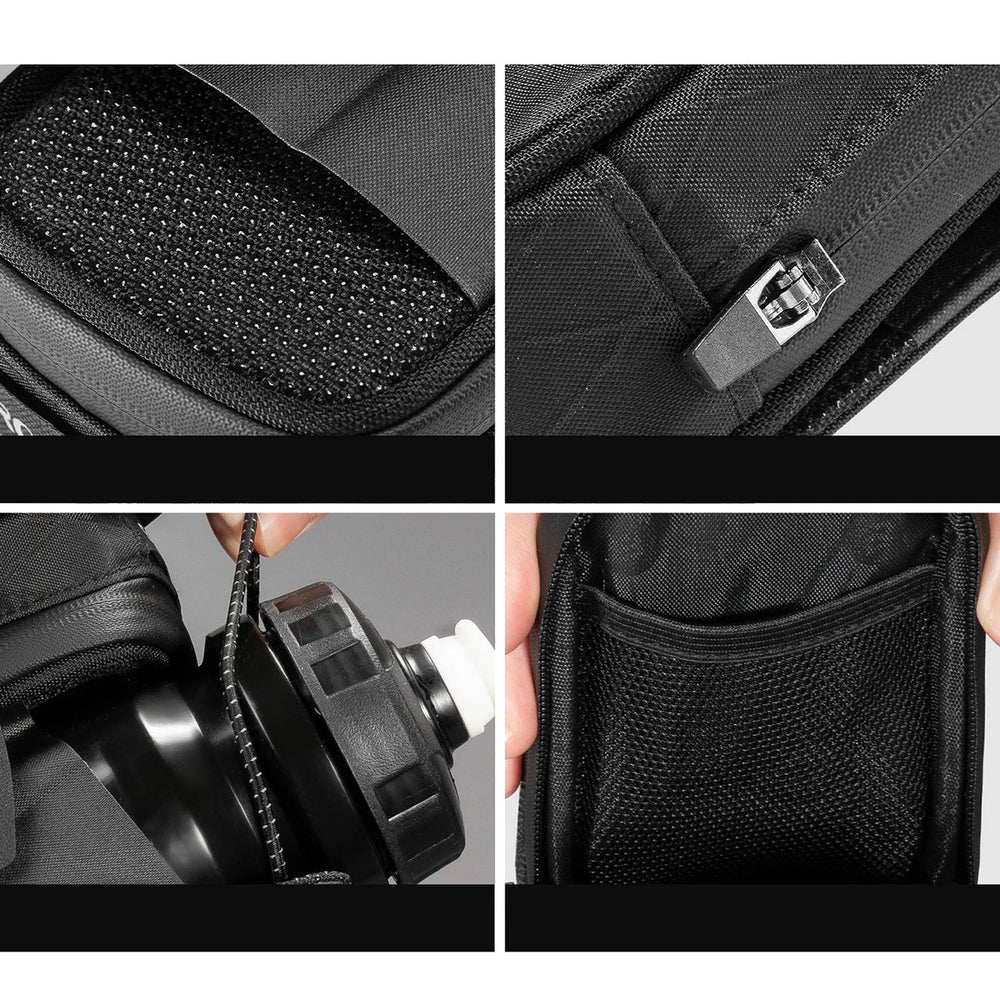 Rockbros P010 0.2L Bike Saddle Bag with 0.6L Bottle Holder - Black_7