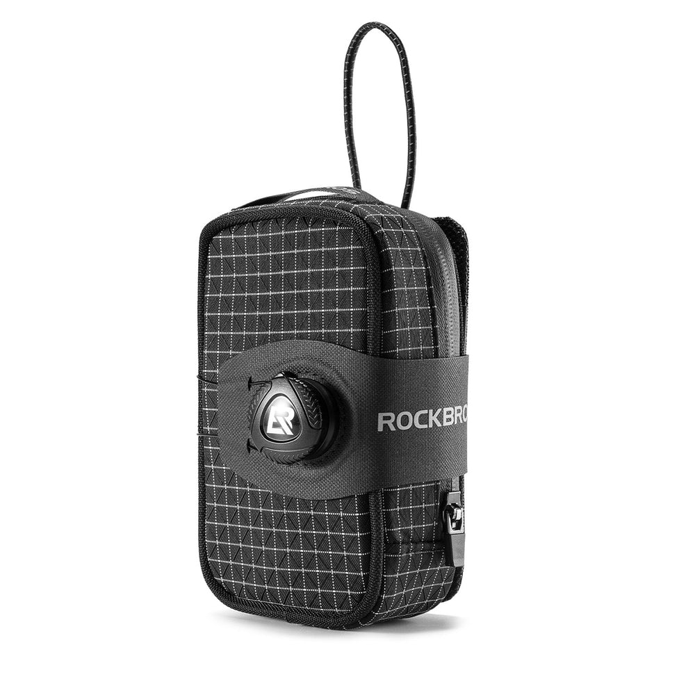 Rockbros P010 multifunctional saddle bag with bottle holder - black_0
