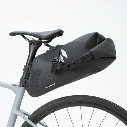 Rockbros AS-157 RideMate Waterproof Saddle Bag - Black_2