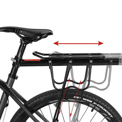 Rockbros Shelves bike rack - rear, seatpost, quick release_3