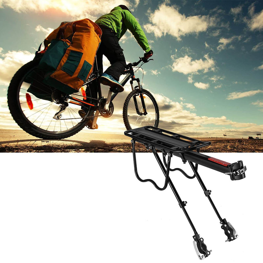 Rockbros Shelves bike rack - rear, seatpost, quick release_5