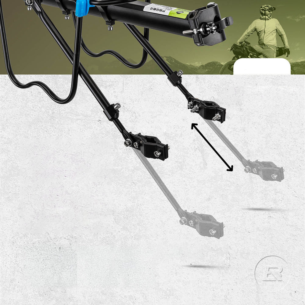 Rockbros Shelves HJ10010 Quick-Mount Bike Rack with Reflector - Black_2