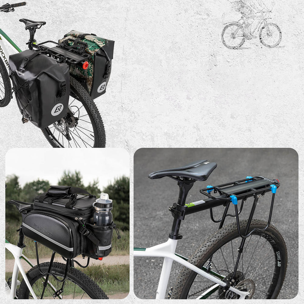 Rockbros Shelves HJ10010 Quick-Mount Bike Rack with Reflector - Black_6