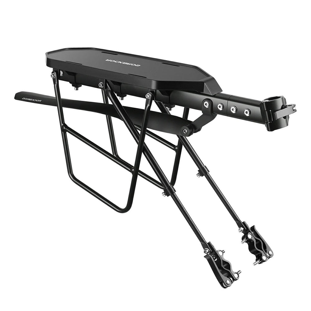 Rockbros RBHJ-1 Black Diamond Bike Rack with Mudguard and Quick Mount for 26-29" Mountain Bikes - Black_0