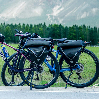 Rockbros AS-001-3BG Waterproof 20L Bike Pannier Rack Bag - Black_2