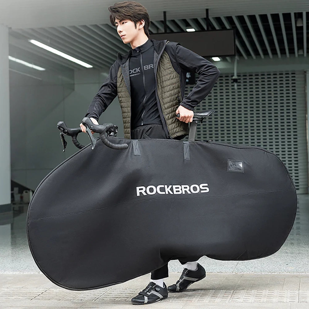 Rockbros D002 Elastic Carrying Case for 26" Road and Mountain Bikes - Black_8