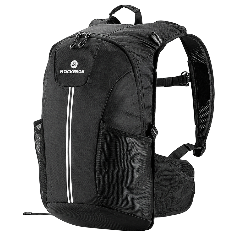 Rockbros H9 city backpack 20 l lightweight waterproof - black_0