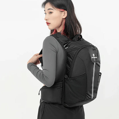 Rockbros H9 city backpack 20 l lightweight waterproof - black_8