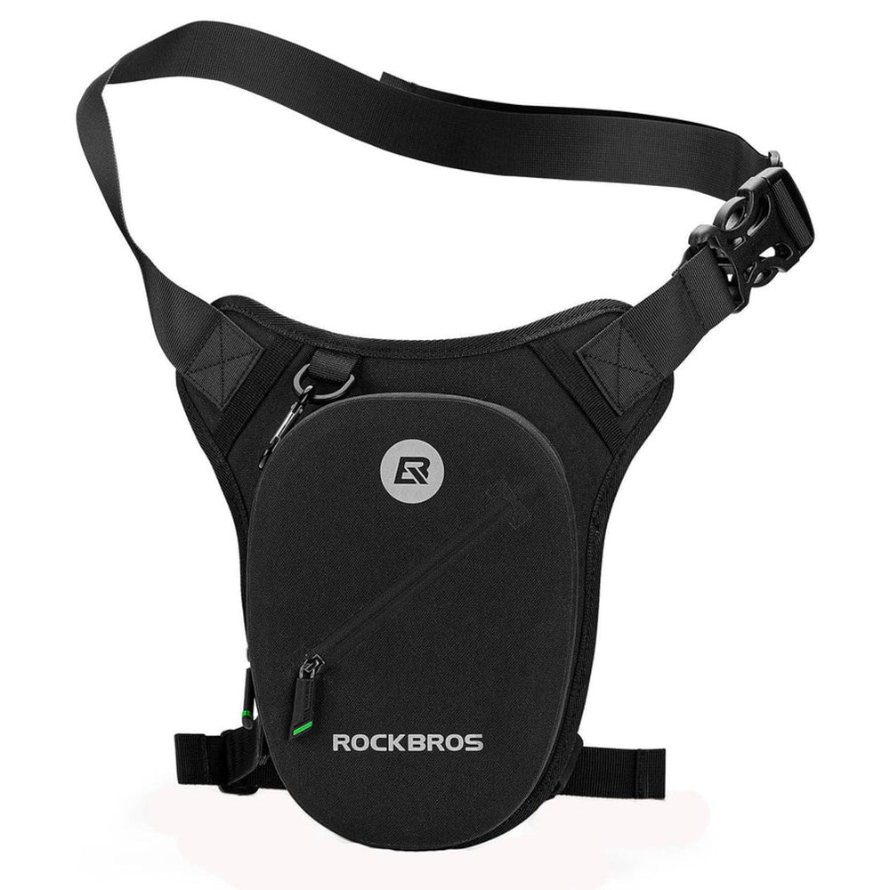 Rockbros AS-081 Motorcycle Thigh or Hip Bag 1L - Black_0