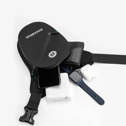 Rockbros AS-081 Motorcycle Thigh or Hip Bag 1L - Black_2