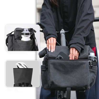 Rockbros H46 Backpack Saddlebag Handlebar Bag - Gray_1
