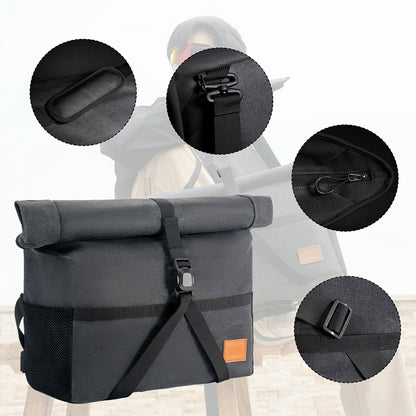 Rockbros H48 Multifunctional Handlebar Bicycle Bag - Gray_5