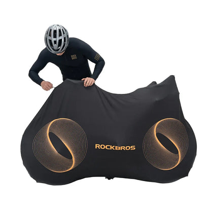 Rockbros D97 Elastic Cover for 24"-29" Electric Gravel Mountain Bikes and 700C Road Bikes - Black_1