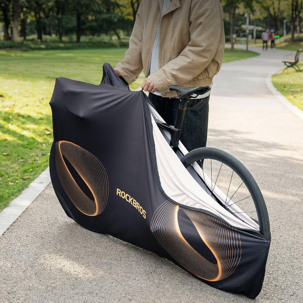 Rockbros D97 Elastic Cover for 24"-29" Electric Gravel Mountain Bikes and 700C Road Bikes - Black_6