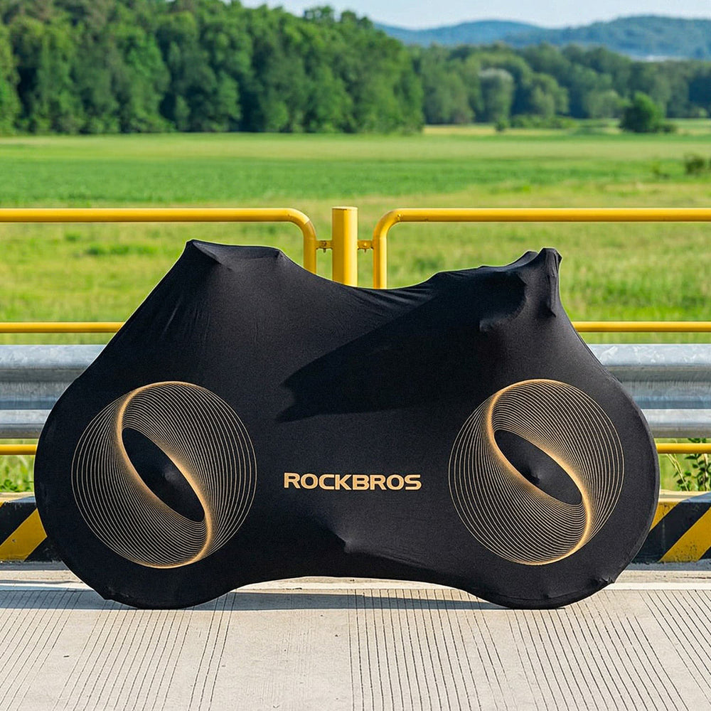 Rockbros D97 Elastic Cover for 24"-29" Electric Gravel Mountain Bikes and 700C Road Bikes - Black_8