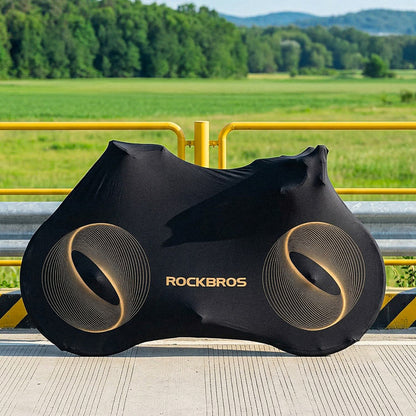 Rockbros D97 Elastic Cover for 24"-29" Electric Gravel Mountain Bikes and 700C Road Bikes - Black_8