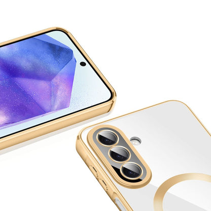 Etui Tech-Protect MagFlex MagSafe na Samsung Galaxy A27 5G - przezroczysto-złote_2
