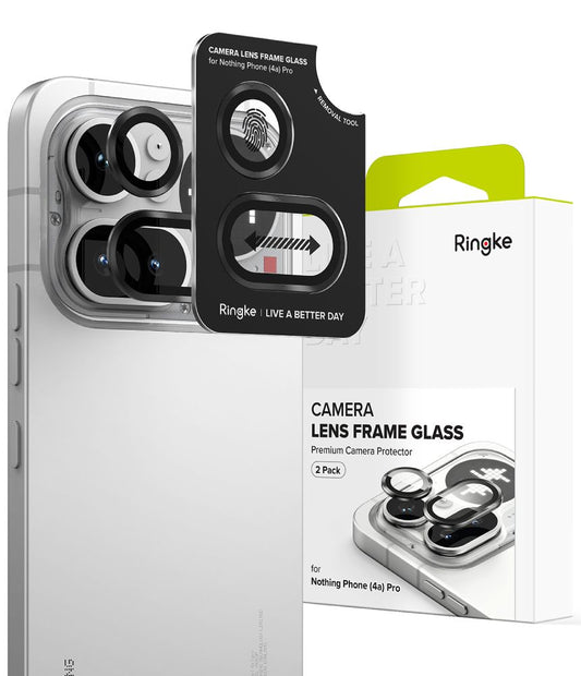 Osłona aparatu Ringke Camera Frame Protector 2-Pack na Nothing Phone 4A Pro - czarna_0