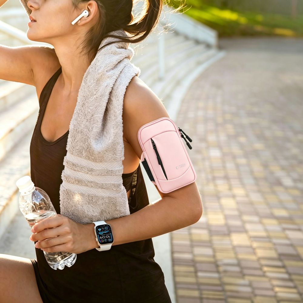 Opaska Tech-Protect M6 Universal Sport Armband na ramię - różowa_6