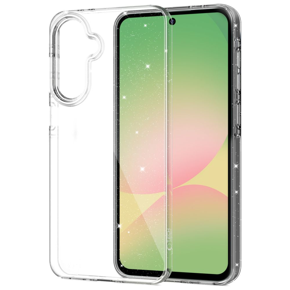 Etui Tech-Protect FlexAir na Samsung Galaxy A27 5G  - przezroczysto-brokatowe_1