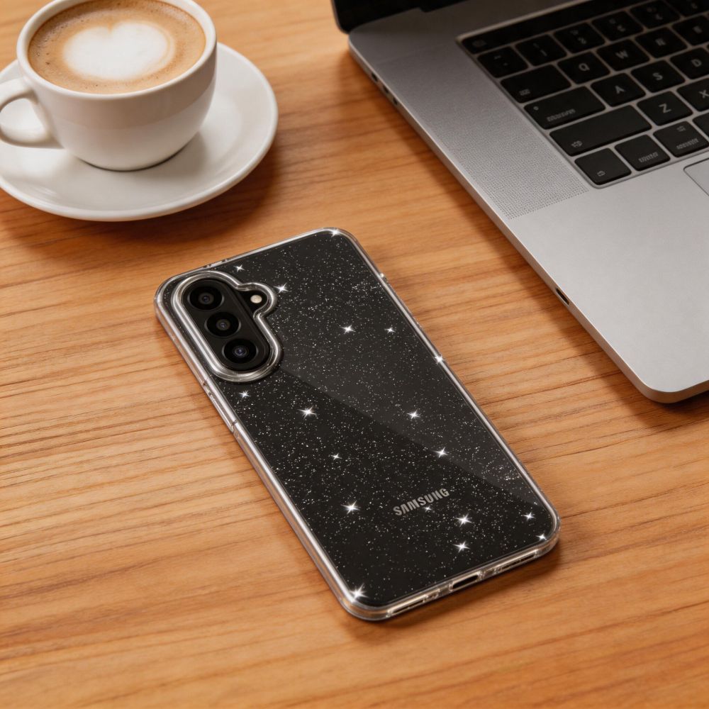 Etui Tech-Protect FlexAir na Samsung Galaxy A27 5G  - przezroczysto-brokatowe_4