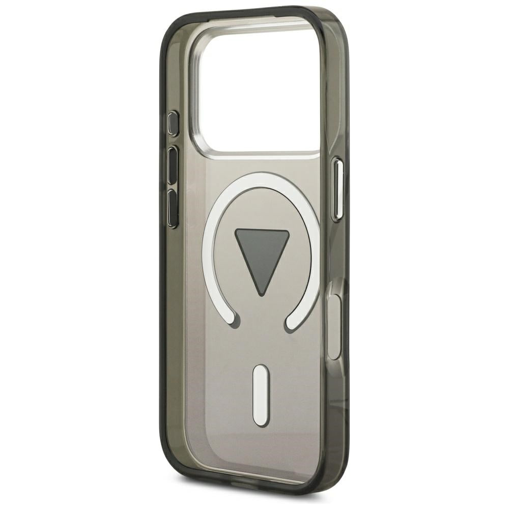 Etui Guess IML Gradient Triangle Logo MagSafe na iPhone 17 Pro Max - czarne_6