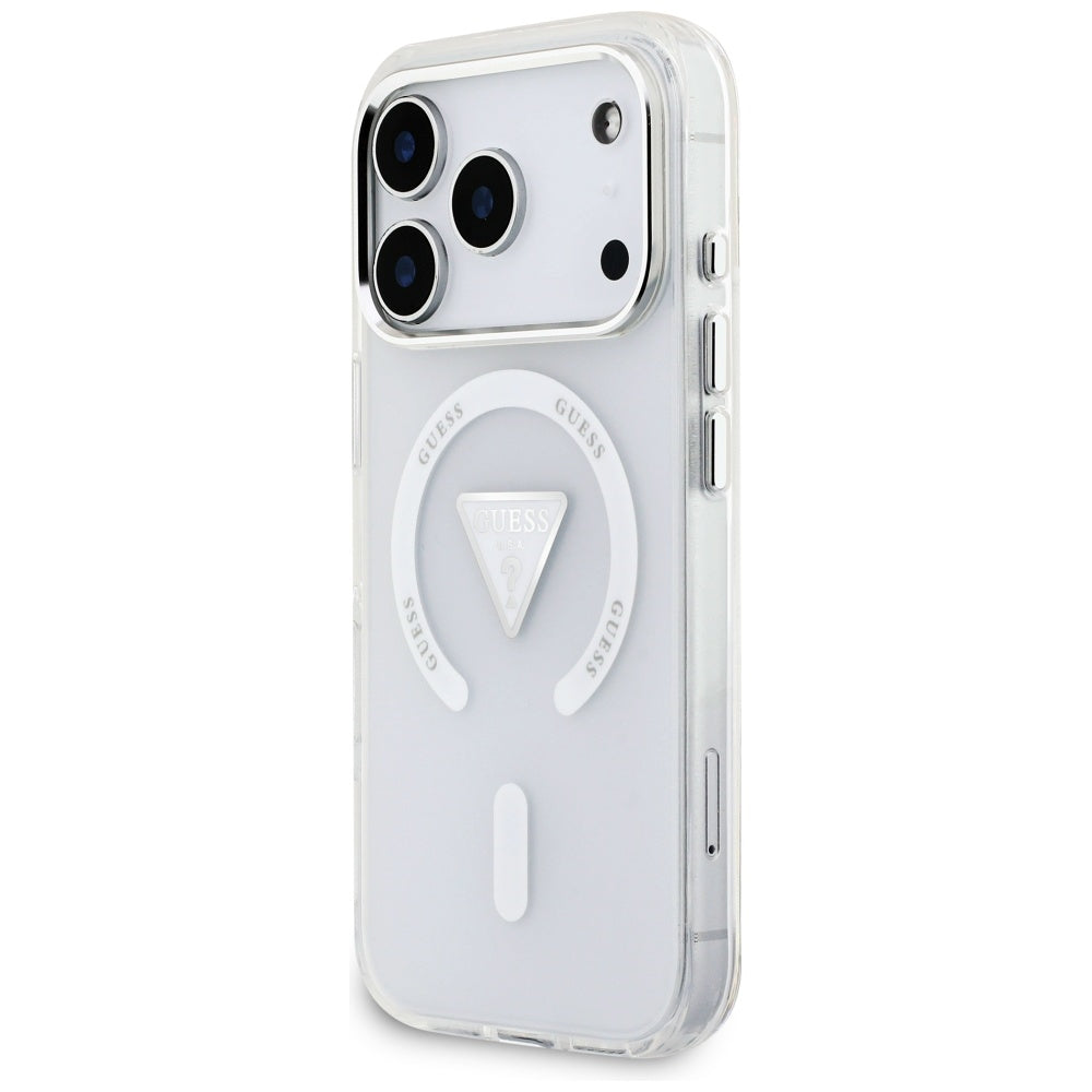 Etui Guess IML Gradient Triangle Logo MagSafe na iPhone 17 Pro - przezroczyste_1