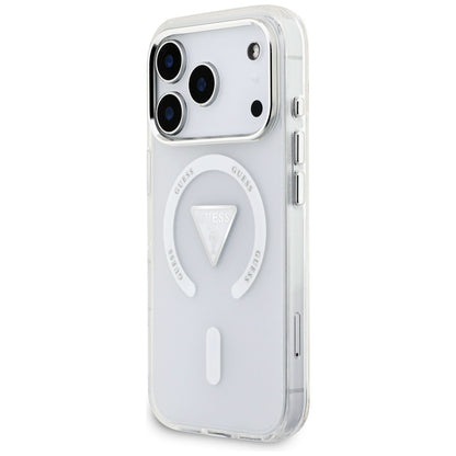 Etui Guess IML Gradient Triangle Logo MagSafe na iPhone 17 Pro - przezroczyste_1