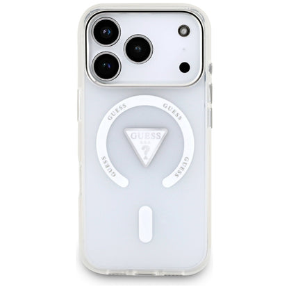 Etui Guess IML Gradient Triangle Logo MagSafe na iPhone 17 Pro - przezroczyste_2
