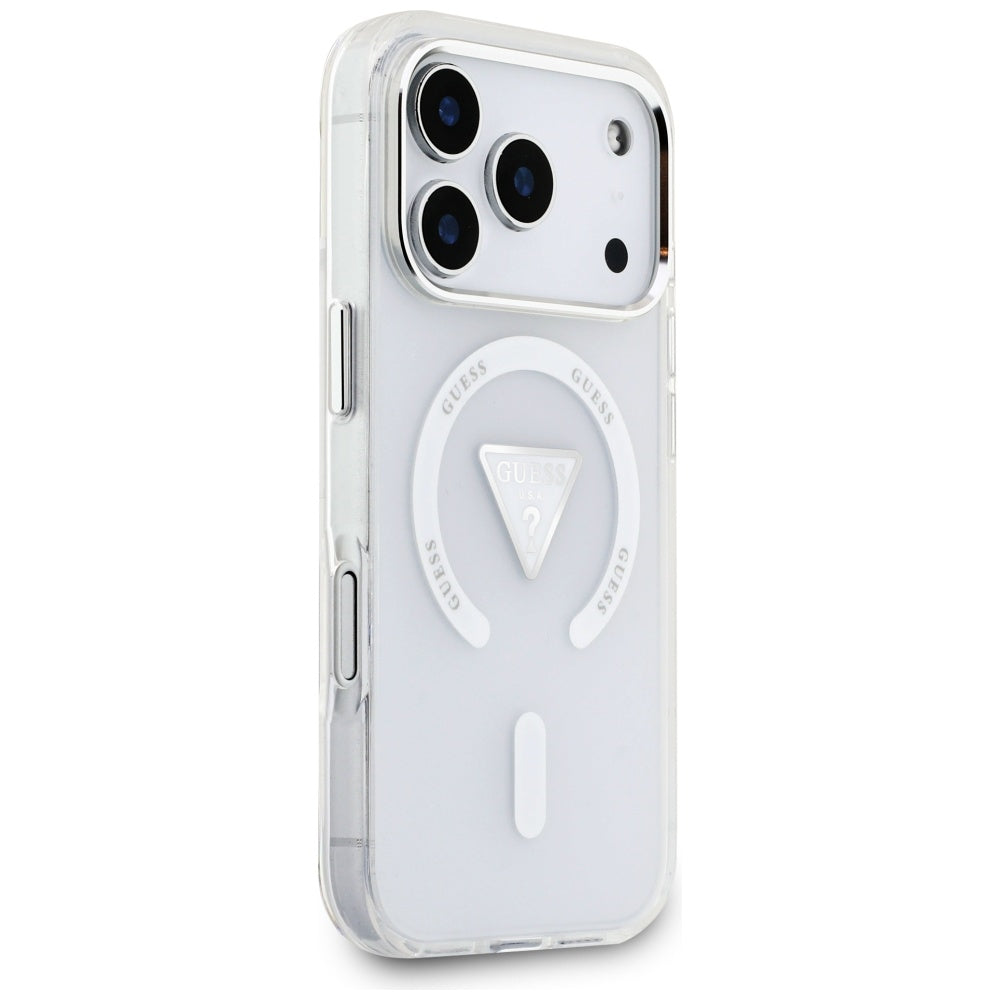 Etui Guess IML Gradient Triangle Logo MagSafe na iPhone 17 Pro - przezroczyste_3