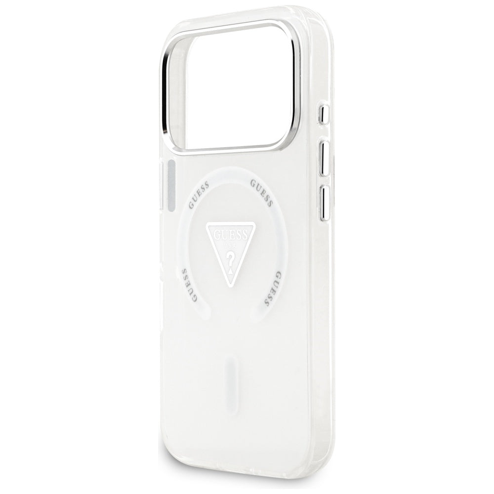 Etui Guess IML Gradient Triangle Logo MagSafe na iPhone 17 Pro - przezroczyste_5
