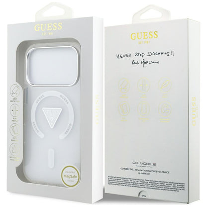 Etui Guess IML Gradient Triangle Logo MagSafe na iPhone 17 Pro - przezroczyste_7