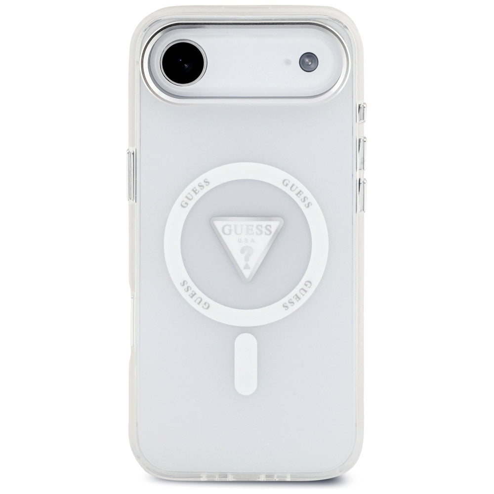 Etui Guess IML Gradient Triangle Logo MagSafe na iPhone Air - przezroczyste_1