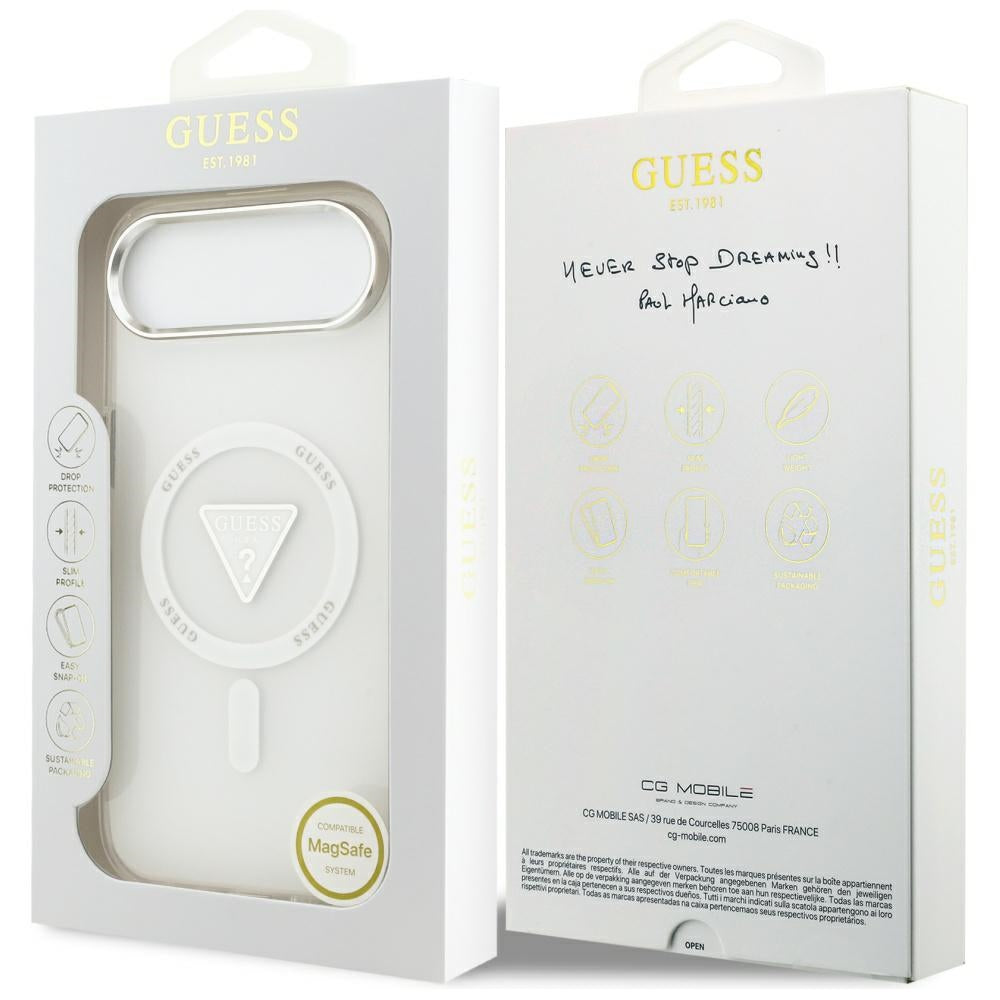Etui Guess IML Gradient Triangle Logo MagSafe na iPhone Air - przezroczyste_7