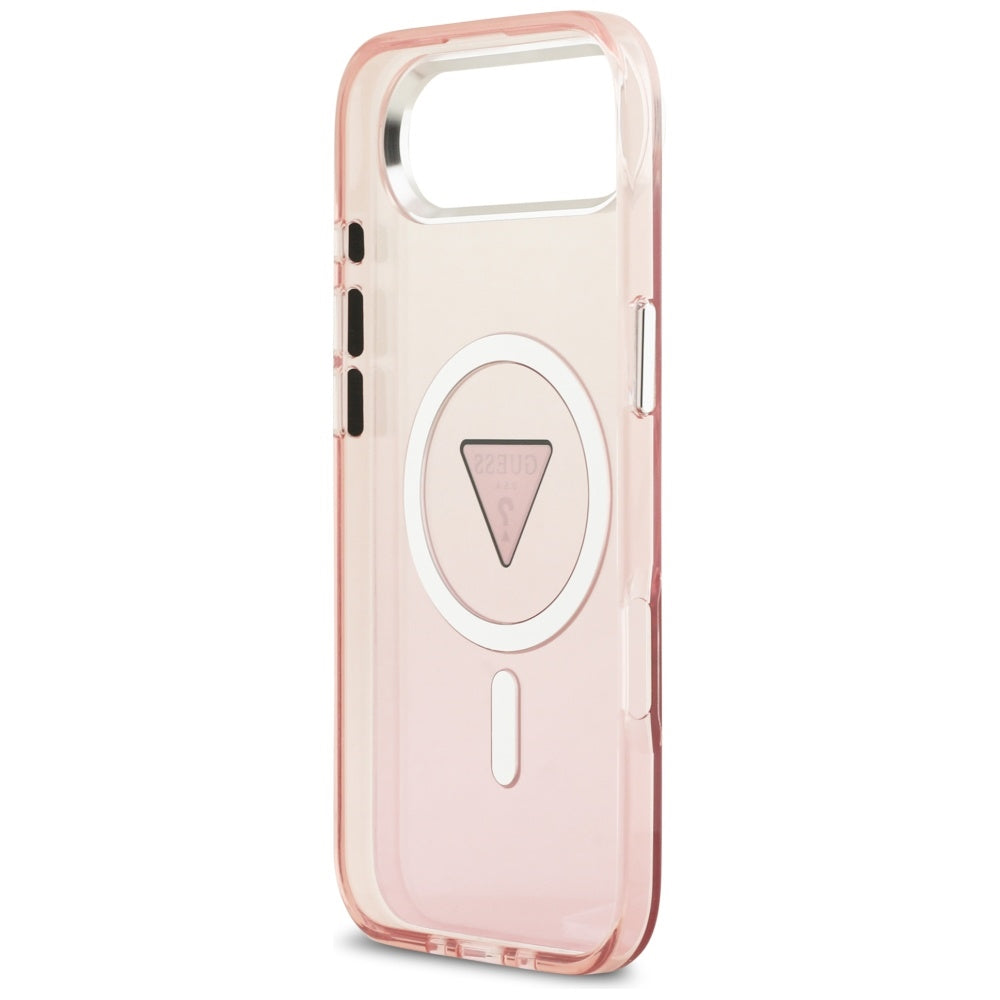 Etui Guess IML Gradient Triangle Logo MagSafe na iPhone Air - różowe_6