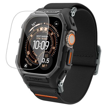 Lite Fit Pro Case with Screen Protector Spigen for Apple Watch Ultra Series, Matte Black ACS11415 _0