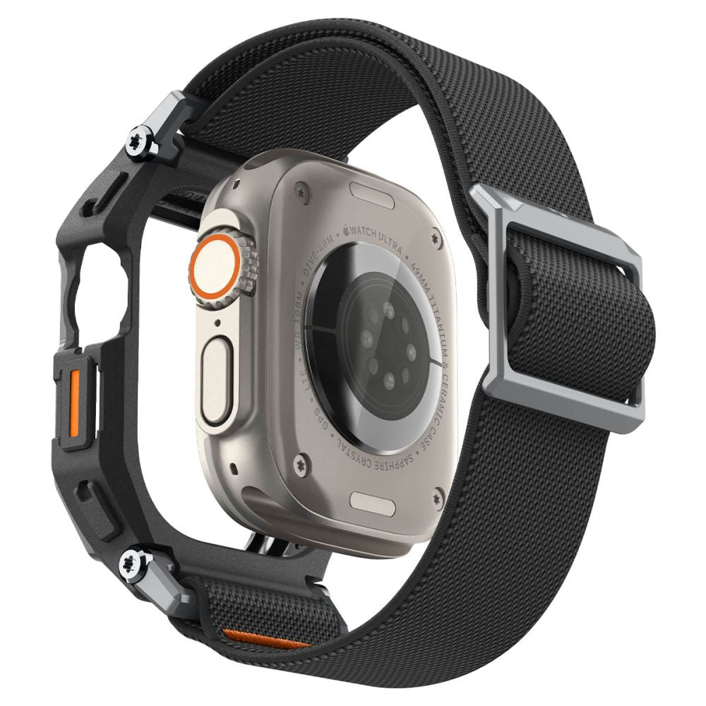 Lite Fit Pro Case with Screen Protector Spigen for Apple Watch Ultra Series, Matte Black ACS11415 _2