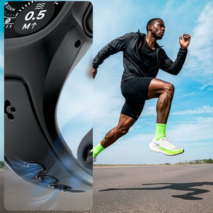 Liquid Air Pro Case with Screen Protector Spigen for Apple Watch Ultra Series, Matte Black ACS11416 _4