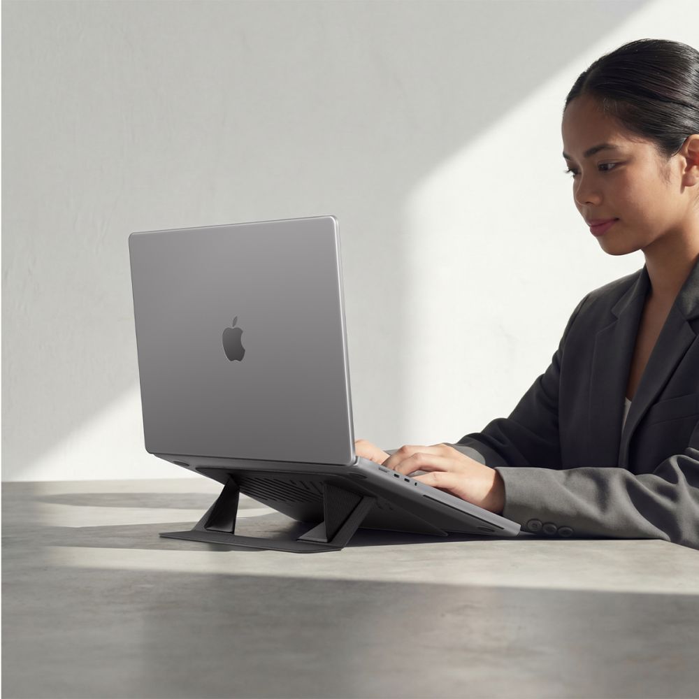 Desktop Stand Spigen Slim Fold LD201-S6 for max. 14inch Laptop, Black AMP11115 _6