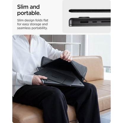 Desktop Stand Spigen Slim Fold LD201-S8 for max. 16inch Laptop, Black AMP11117 _9