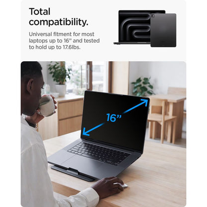 Desktop Stand Spigen Slim Fold LD201-S8 for max. 16inch Laptop, Black AMP11117 _6