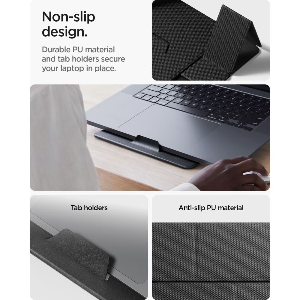 Desktop Stand Spigen Slim Fold LD201-S8 for max. 16inch Laptop, Black AMP11117 _7