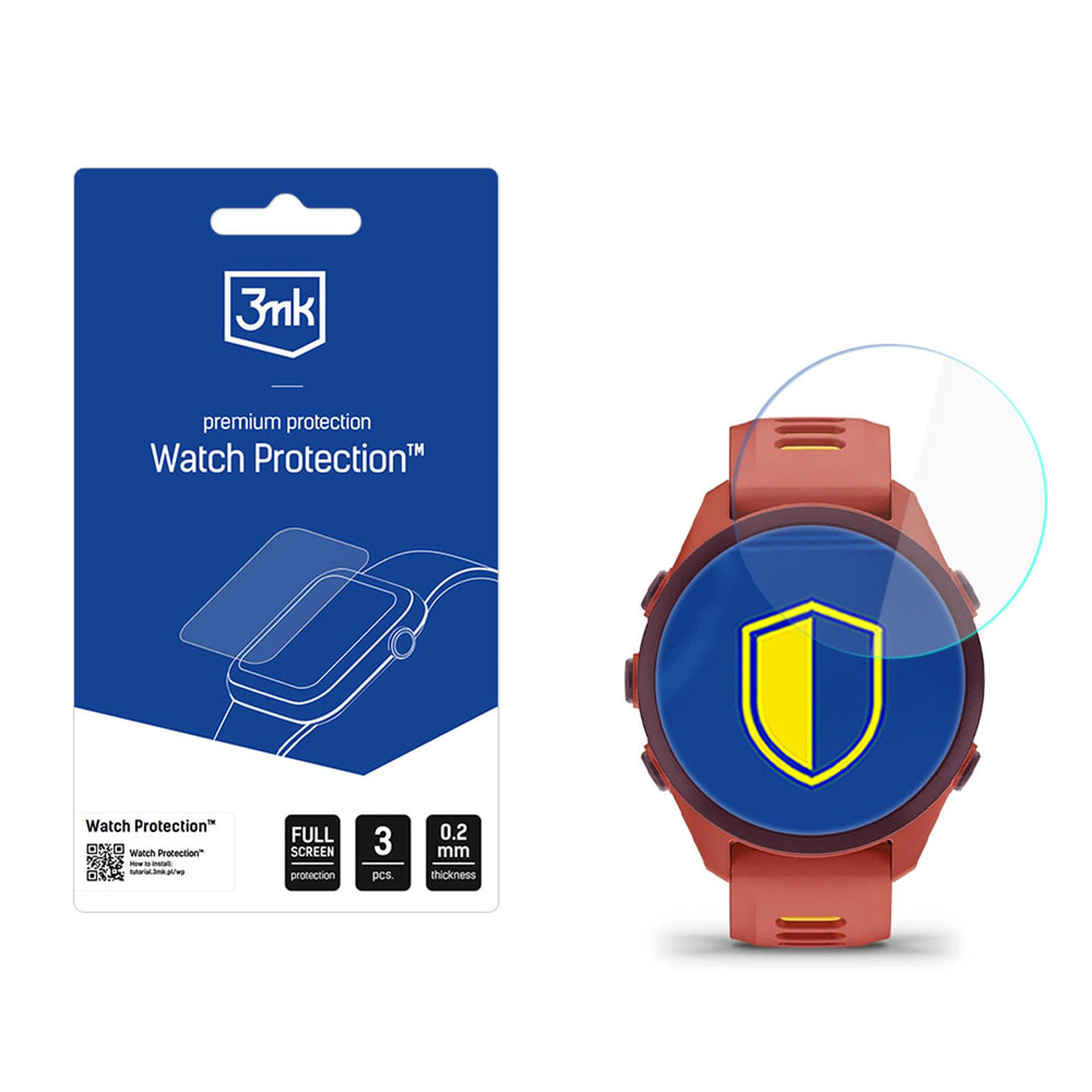 3mk Watch Protection FlexibleGlass hybrid glass for Garmin Forerunner 70/ 170/ 170 Music_0