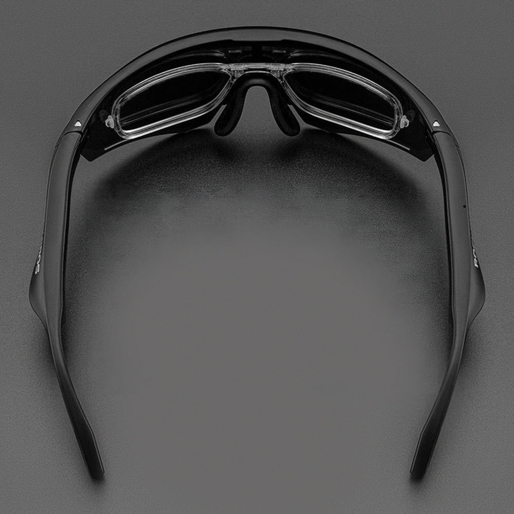 Rockbros SP-251 Polarized Cycling Glasses with Bluetooth Audio Kit - Black_4
