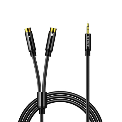 Orico AXRF audio cable mini jack 3.5 mm to 2x RCA female 5 m - black_0
