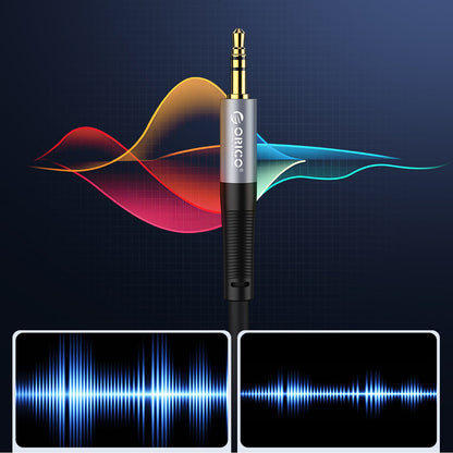Orico AXRF audio cable mini jack 3.5 mm to 2x RCA female 5 m - black_2