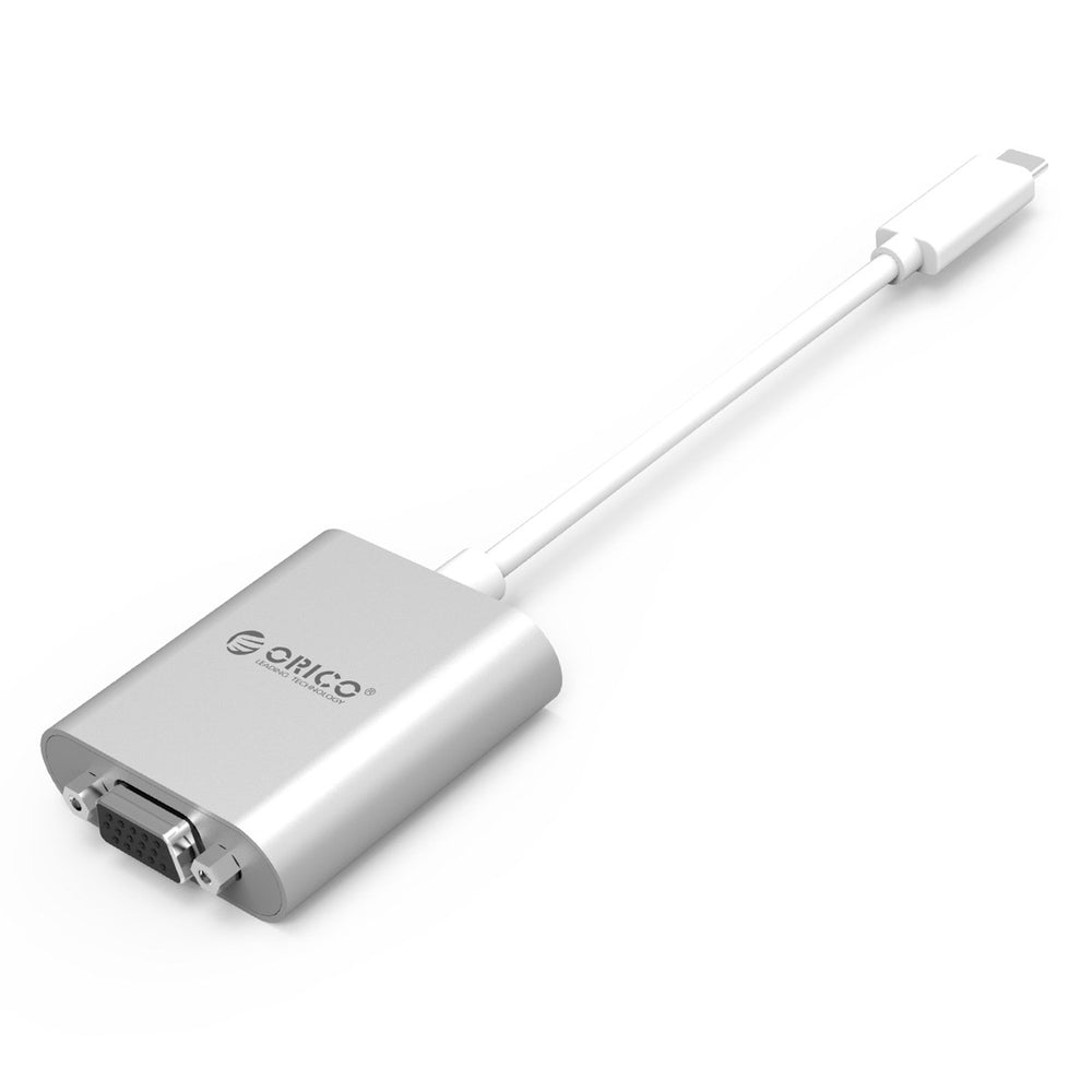 Orico PTAV USB-C - VGA adapter and 3.5 mm Full HD mini jack 0.15 m - silver_0