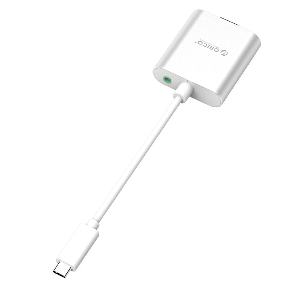 Orico PTAV USB-C - VGA adapter and 3.5 mm Full HD mini jack 0.15 m - silver_1